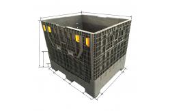 China Transparent industrial boxes plastic pallet continer customized pallet box plastic pallet box waterproof supplier
