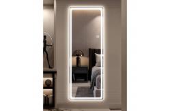 China Rectangular Bathroom Hardware Sets , Illuminated Full Body LED Dressing Mirror supplier