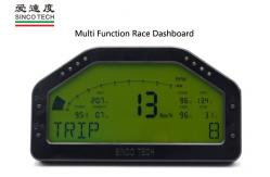 China 6.5 Inch Digital Oil Temperature Gauge Harness Wiring Combination Race Dashboard supplier