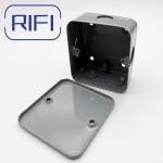 Indoor And Outdoor 1 Gang Surface Metal Clad Mounting Back Box With 20mm & 25mm Knockout for sale