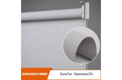 China Design Polyester Pvc Sun Shade Roller Blind For Windows Sunscreen Fabric supplier