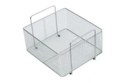 China Electro Polished Steel Surgical Instrument Sterilization Containers With Drop Down Handles supplier