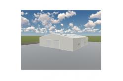 China Quick Assembly Industrial PEB Building Construction , Prefab Steel Column Building supplier