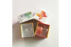 China 2 Pcs Macaron Printing Paper Gift Box Packing Macarrons Display With Inner Tray supplier