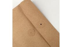 China Envelope Style Eco Friendly Custom Jute Paper Bag For Clothing Packaging supplier