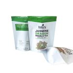 Custom Tea Packaging Bag Stand Up Mylar Plastic Bags With Zipper Top for sale