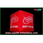 Different Logo Printing Inflatable Lighting Led Cube Decoration For Advertising for sale