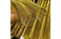 China 13-80mm Gold-Plated Binding Spiral Coil Suitable For Notebook Desk Calendar supplier