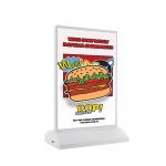 Double-Sided Led Advertising A4 Light Boxs For Rechargeable Restaurant Menu for sale
