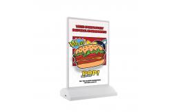 China Double-Sided Led Advertising A4 Light Boxs For Rechargeable Restaurant Menu supplier