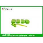China Kitchen Home Cleaning Tool Dish Cleaning Pads With Long Handle Green Color manufacturer