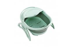 China 1KG Plastic Collapsible Foot Tub Folding Barrel With Cover supplier