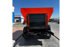 China Trailed Manure Spreader Double Disc Adjustable Spreading Width supplier