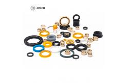 China Hydraulic Linear Oil Ring Seal Low Friction Spring Energized Seals supplier