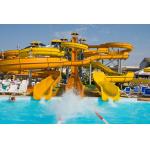 OEM Amusement Park Swimming Pool Rides Big Play Fiberglass Water Slide for sale