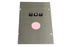 China USB IP65 waterproof 38mm chameleon backlit trackball pointing device supplier