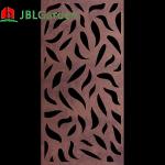 2mm Corten Steel Garden Screens Irregular  Laser Cut Decorative Panels 38x15cm for sale