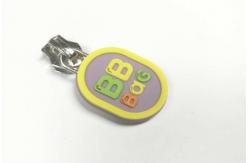 China Apparel Garment And Bag Accessories Custom Soft PVC Zipper Pull Zipper Sliders supplier