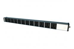 China Multifunction Network Intelligent PDU , 12 Jack Multi Plug Electrical Outlets IEC320 supplier