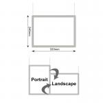 Acrylic Poster Display Led Poster Frame Led Slim Crystal Advertising Light Box