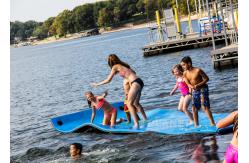 China Yellow Inflatable Water Games Sea Pool EVA Floating Mat supplier