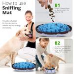 Dog Food Puzzle Feeder Enrichment Pet Foraging Mat For Smell Training