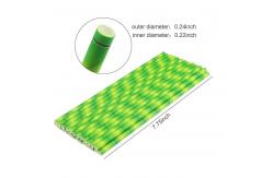 China Food Grade Bleached Coloured Paper Straws With Harmless Non Toxic Ink supplier