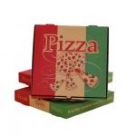 Wholesale Custom Printing Corrugated Pizza Boxes with Handles: Ideal for Fast Food Delivery - Kraft Paper Options Available for sale