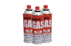 China Tinplate Butane Gas Cylinder 65 x 158 mm specifications supplier