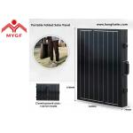 Black Frame Suitcase Solar Panels 100W Adjustable Corrosion Resistant Aluminum Stand for sale