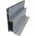 White Electrophoresis Aluminium Alloy Extrusion Silver Window Profiles Smooth Surface