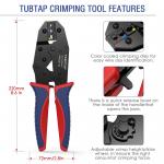 Alloy Multipurpose Crimping Pliers Set , Portable Terminal Kit With Crimping Tool