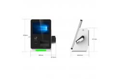 China Tabletop Self Check In Kiosks With Room Card Dispenser Function supplier