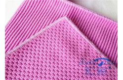 China Pink Super Absorbent Cleaning Microfiber Cloth 16 x 16 , Microfiber Cleaning Towels supplier