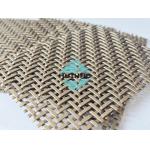 Anti Corrosion 0.15 Opening Bronze Color Aluminum Metal Decorative Wire Mesh for sale