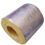 Smoke Proof Microfiber Veneer Glass Wool Tube Refractory Heat Insulation for sale