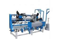China Single Wire Fully Automatic Diamond Mesh Chain Link Fence  Machine Factory supplier