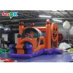 Pumpkin Halloween Inflatable Bounce Castle With Slide Inflatable Combos For Party