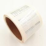 Rectangular cosmetic Gold Foil Printing Die Cut Stickers for sale