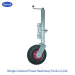 ISO 500lbs Marine Bolt On Swivel Trailer Jack With Pneumatic Wheel for sale