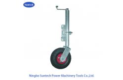 China ISO 500lbs Marine Bolt On Swivel Trailer Jack With Pneumatic Wheel supplier