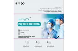 China 3 Layers  Disposable Respirator Mask Anti Pollution Skin Friendly supplier