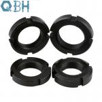 DIN 1804 Slotted Round Nuts Carbon Steel Black ZP HDG DACROMET for sale