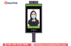 China AI Biometric Thermal Imaging Temperature Measurement Thermometer Panel With Face Recognition Camera supplier