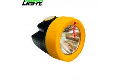 China Wireless Mining Head Light , IP68 10000lux USB Charging LED Mining Cap Lamp supplier