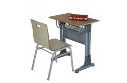 China Wooden Height Adjustable Primary School Table And Chairs supplier