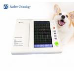 7 Inch Touch Screen 12 Channels 12 Leads Veterinary ECG Machine for sale
