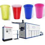 11KW Heating Power Fully Automatic Disposable Plastic Cup Making Machine for Cake Box and Other Products for sale