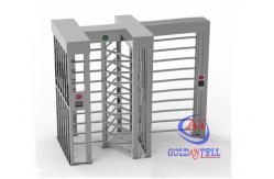 China Single Entry Full Height Turnstile Manual Mechanism / Biometric Automatic Electrical supplier
