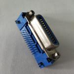 PBT 36 Pin Centronics Connector With PCB Right Angel Female Connector